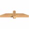 Ekena Millwork Eugene Smooth Timber Gable Bracket, Western Red Cedar, 36"W x 9"H x 3 1/2"D x 3 1/2"F, 6/12 Pitch GBW036X09X0404EUG00SWR - alternate 3